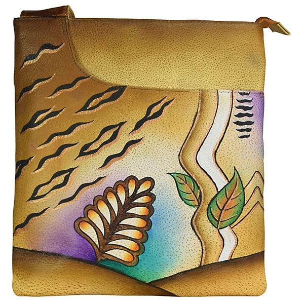 Greenland Nature Art + Craft Umhängetasche Leder 25 cm