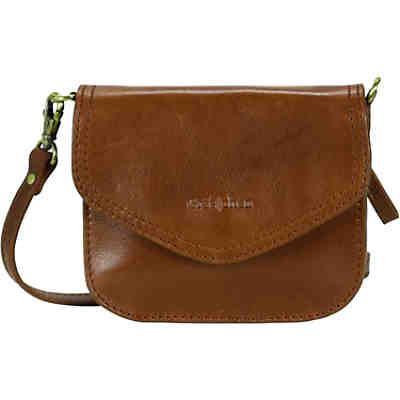 Gräs|chen Retrocharme Fräulein Elli Clutch Umhängetasche Leder 15 cm