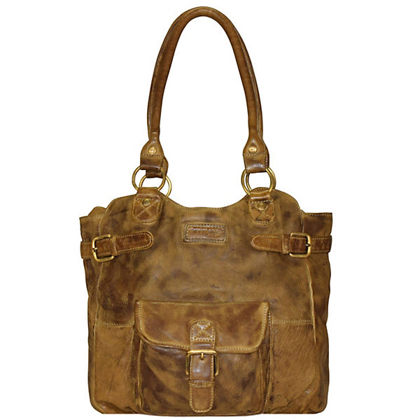 Greenland Soft Bags Handtasche Leder 31 cm