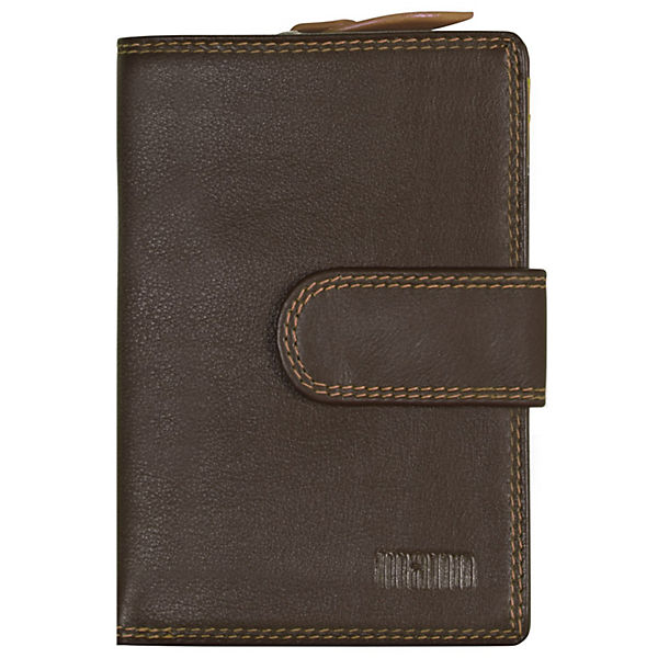 mano Multicolorus Geldbörse Leder 10 cm