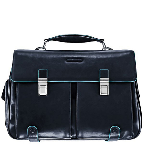 Piquadro Blue Square Aktentasche Leder 43 cm Laptopfach