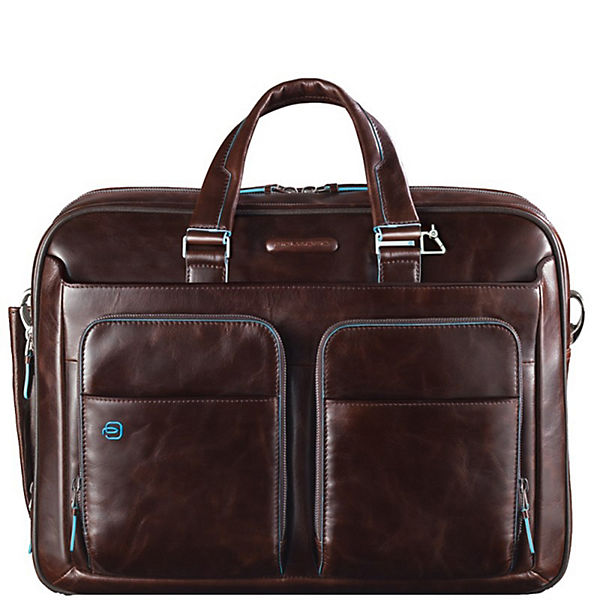 Piquadro Blue Square Aktentasche Leder 39 cm Laptopfach