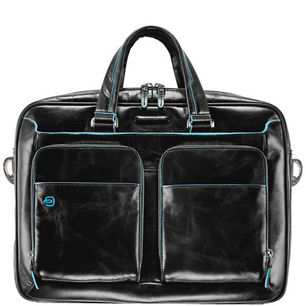 Piquadro Blue Square Aktentasche Leder 39 cm Laptopfach