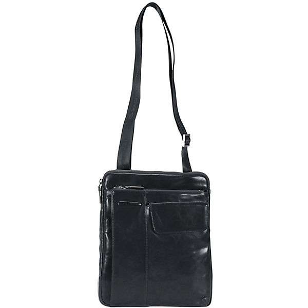 Piquadro Blue Square Umhängetasche Leder 25 cm