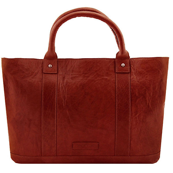 Plevier 600er Serie Henkeltasche Leder 41 cm Laptopfach