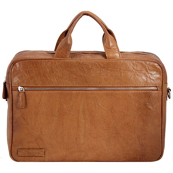 Plevier 600er Serie Aktentasche 2 Fächer Leder 41 cm Laptopfach