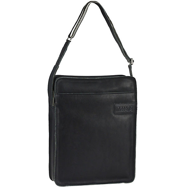 Mika Lederwaren Umhängetasche Leder 24 cm