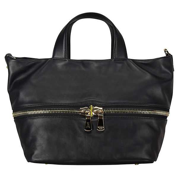 Patrizia Pepe Fly Logo Henkeltasche Leder 28 cm