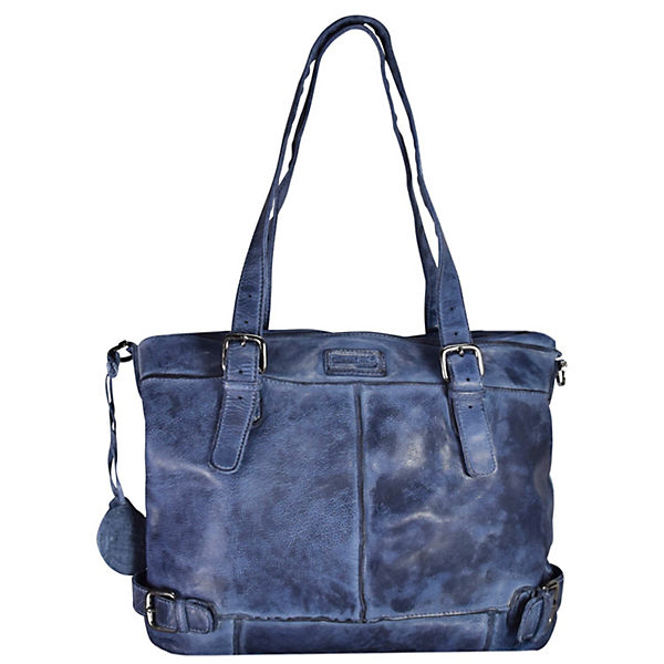 Greenland Femi & Nine Color Shopper Tasche Leder 40 cm