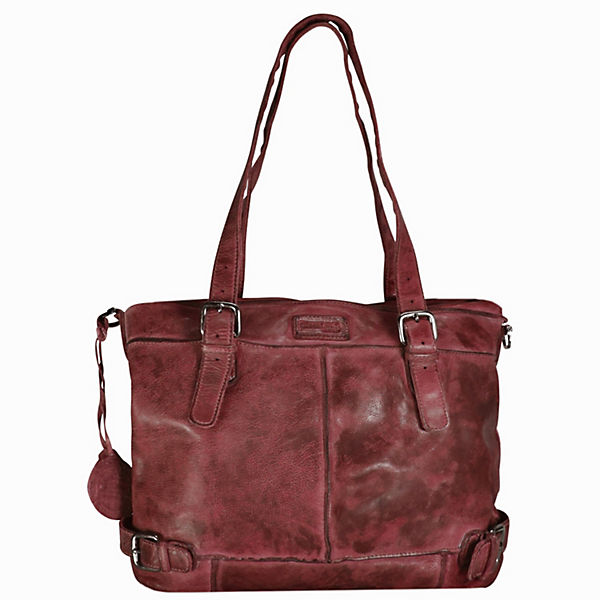 Greenland Femi & Nine Color Shopper Tasche Leder 40 cm