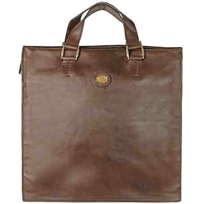 The Bridge Saddlery Uomo Henkeltasche Shopper Leder 38 cm Laptopfach