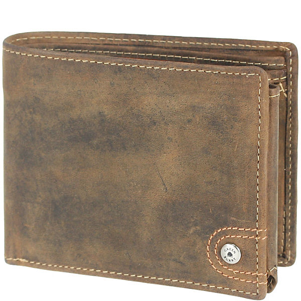 Greenburry Vintage Geldbörse Leder 12,5 cm