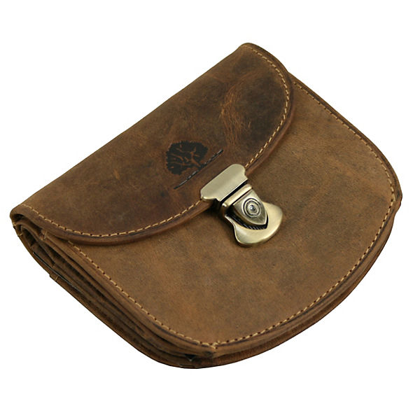 Greenburry Vintage Geldbörse Leder 12 cm