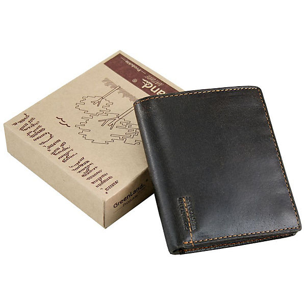 GreenLand NATURE Westcoast Geldbörse Leder 11 cm