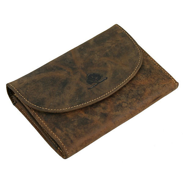 Greenburry Vintage Geldbörse Leder 15 cm