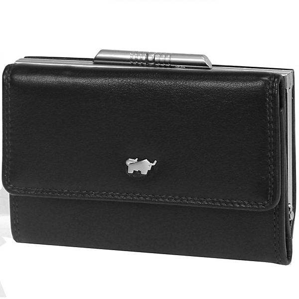 Braun Büffel Golf Bügelbörse Leder 12 cm