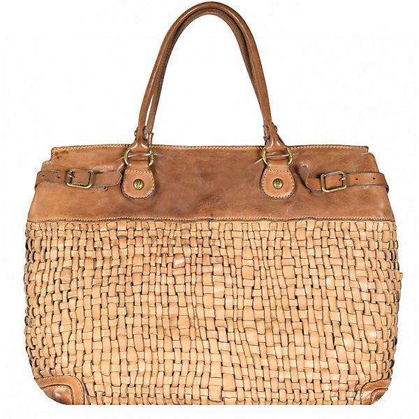 Campomaggi Schultertasche Leder 40 cm