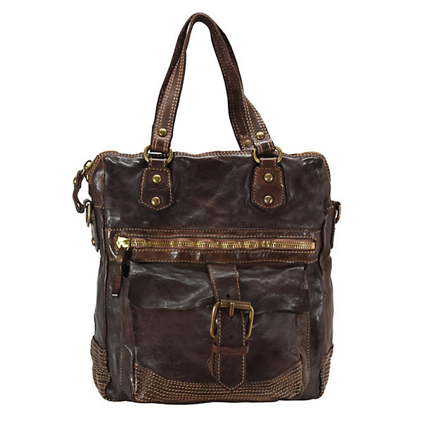 Campomaggi Milan Schultertasche Leder 28 cm