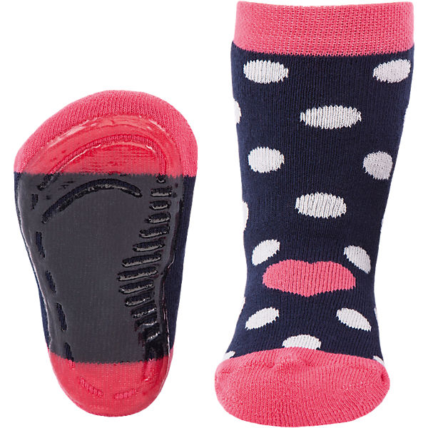 Haussocken Vollsohle Softsteps für Mädchen, Herz