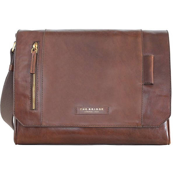 The Bridge Passpartout Umhängetasche Leder 36 cm