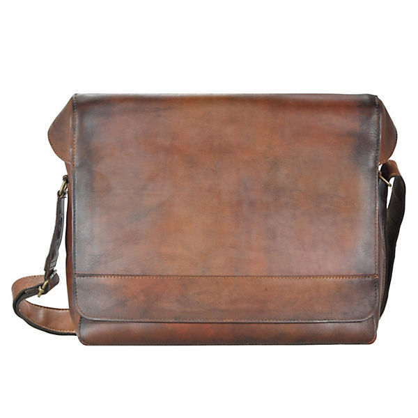 Jost Ranger Umhängetasche M Leder 36 cm Laptopfach