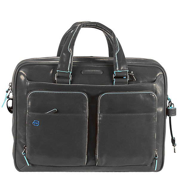 Piquadro Blue Square Aktentasche Leder 39 cm Laptopfach