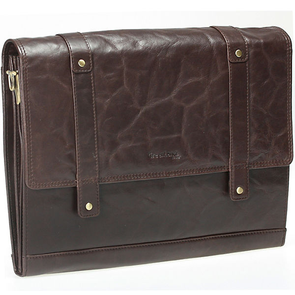 GreenLand NATURE Columbus Aktentasche Leder 39 cm