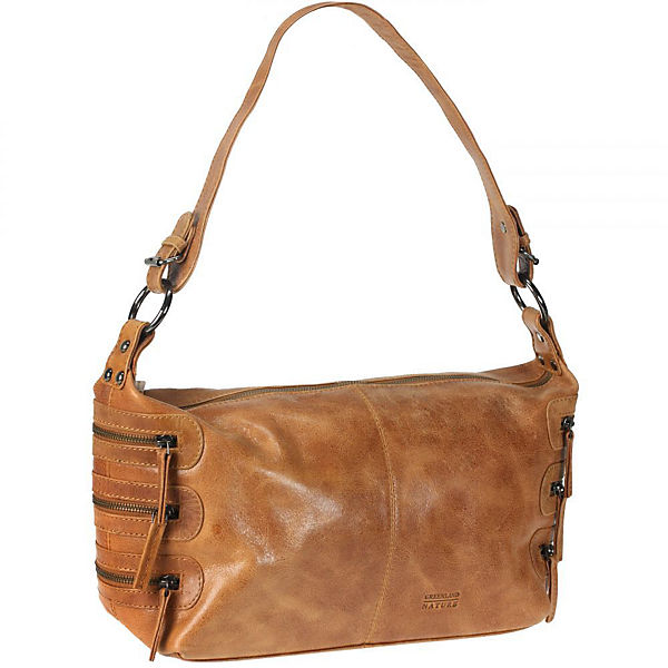 GreenLand NATURE Light Umhängetasche Leder 38 cm