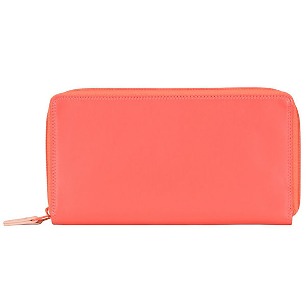 Mywalit Large Double Zip Around Purse Geldbörse Leder 18 cm