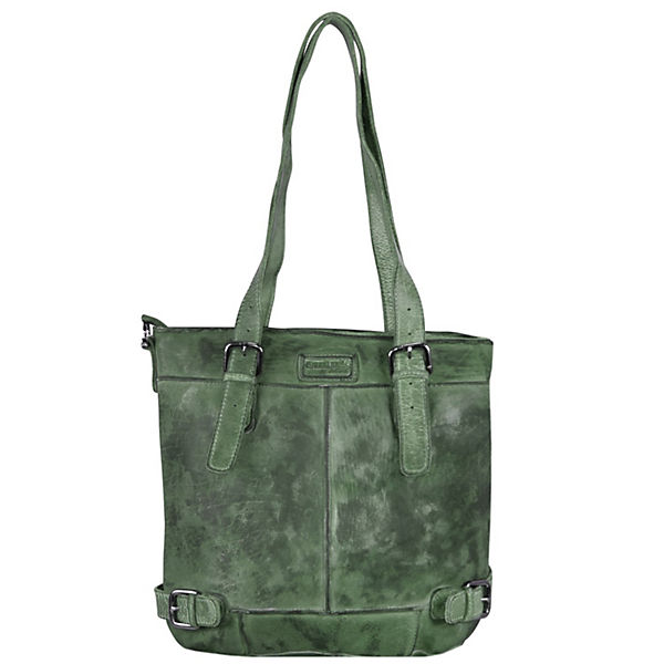 Greenland Femi & Nine Color Shopper Tasche Leder 37 cm