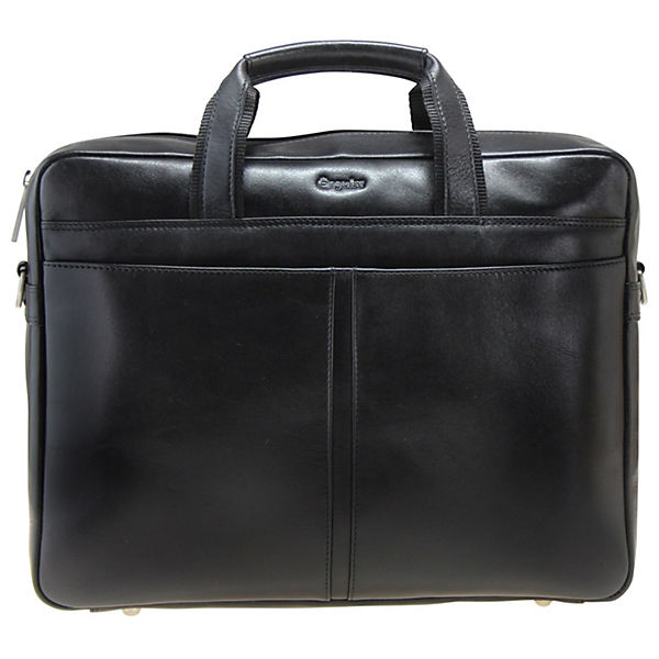 Esquire Business Aktenmappe Leder 37 cm Laptopfach
