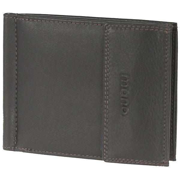 mano Double Stich Geldbörse Dollarclip Leder 12 cm