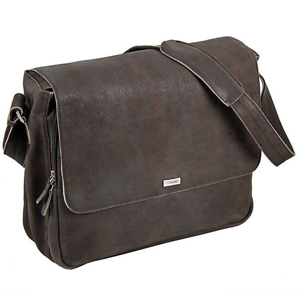 Plevier 30er Serie Messengerbag Leder 41 cm Laptopfach