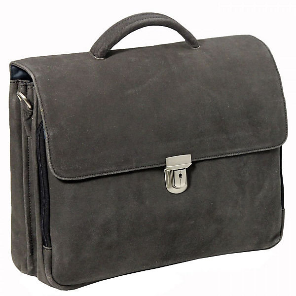 Plevier 30er Serie Aktentasche Leder 3 Fächer 41 cm Laptopfach