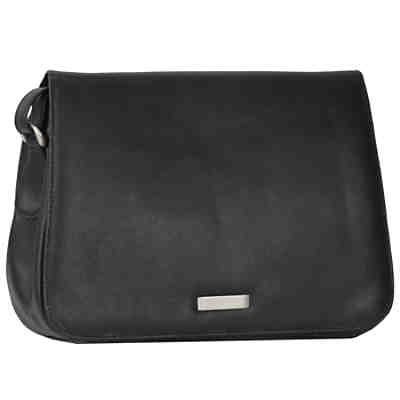 Mika Lederwaren Soft Nappa Damentaschen Flap Bag Leder 25 cm