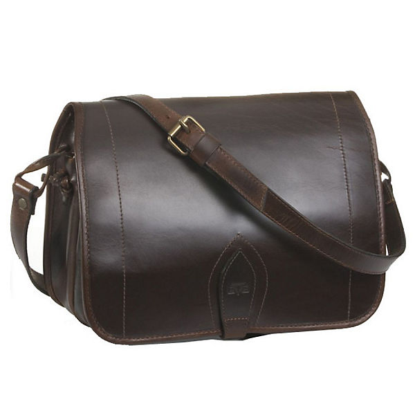 Mika Lederwaren Umhängetasche Leder 32 cm