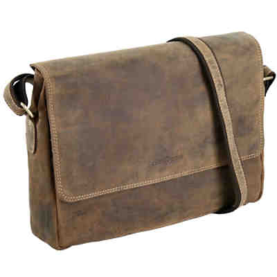 Vintage Messenger Leder 34 cm Laptoptaschen