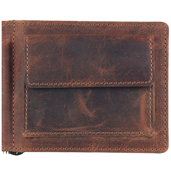 Greenland Montana Geldbörse Dollarclip Leder 11,5 cm