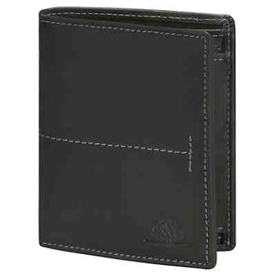 Greenburry Vintage Geldbörse Hochformat Leder 9,5 cm mit Klappfach