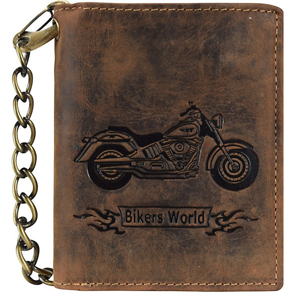 Greenburry Vintage Bike Geldbörse Leder 10 cm