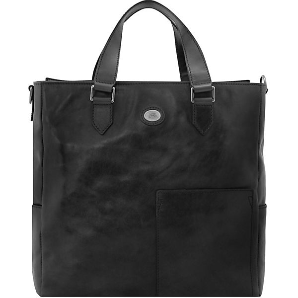The Bridge Bureau Aktentasche Leder 37 cm Laptopfach