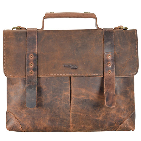 Greenland Nature Classic Aktentasche Leder 41 cm