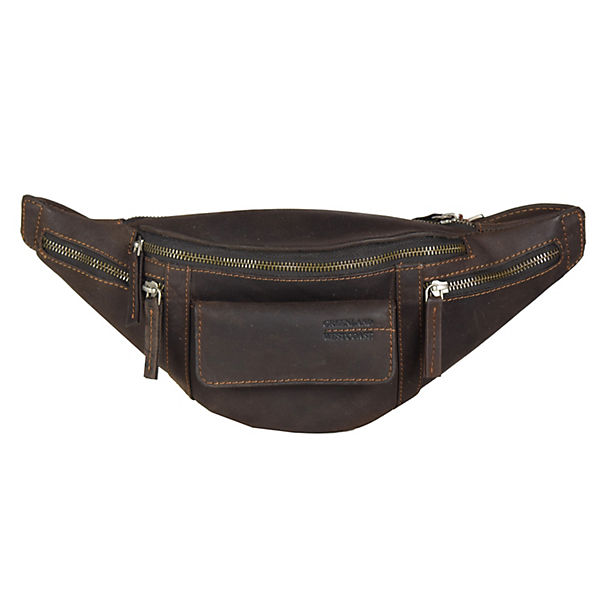 GreenLand NATURE Westcoast Gürteltasche Leder 36 cm