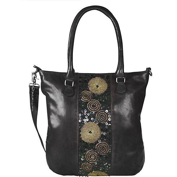Billy the Kid Zari Handtasche Leder 28 cm