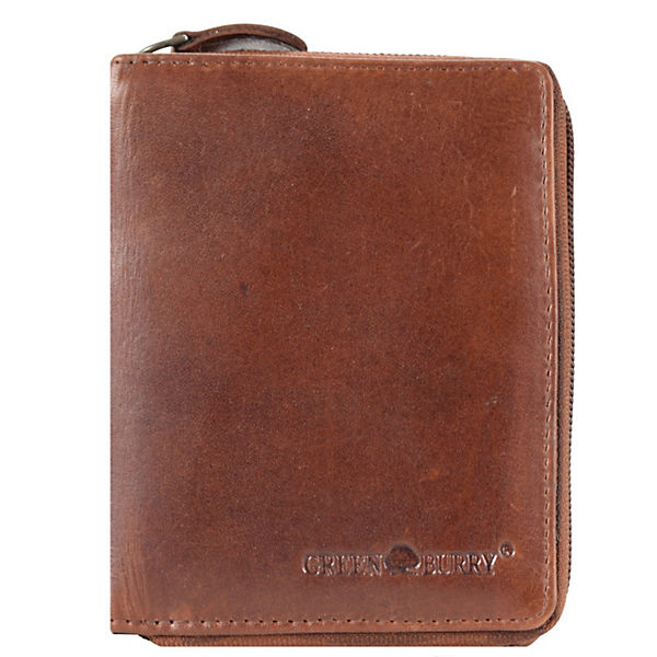Greenburry Burnt Cow Geldbörse Leder 10 cm