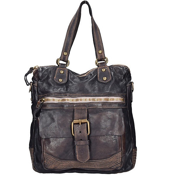Campomaggi Milan Schultertasche Leder 28 cm