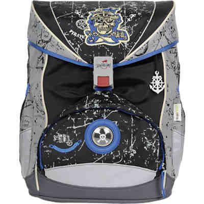 DerDieDas Schulrucksackset ErgoFlex Pirate, 5-tlg. (Kollektion 2017/2018)