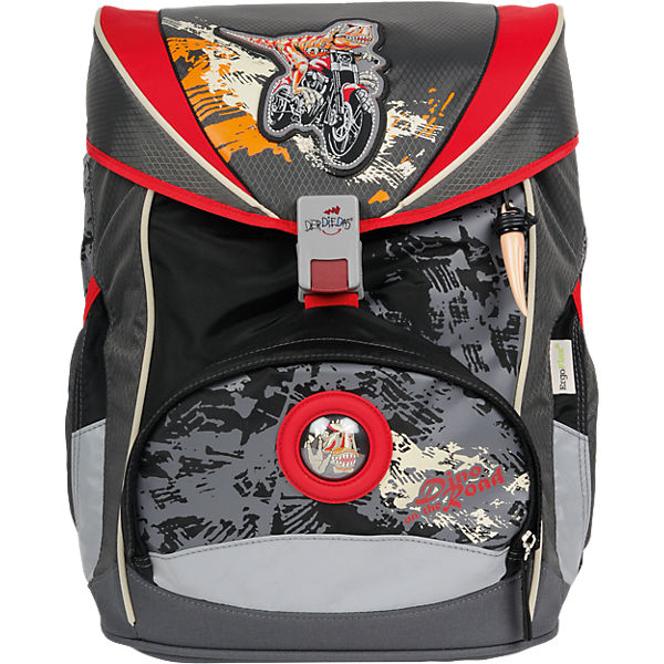 Schulrucksackset ErgoFlex Dino on the Road, 5-tlg. - Kollektion 2017/2018