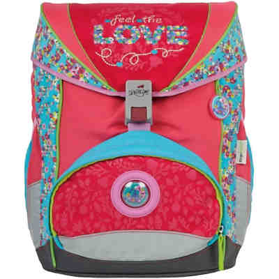 DerDieDas Schulrucksackset ErgoFlex Love, 5-tlg. (Kollektion 2017/2018)