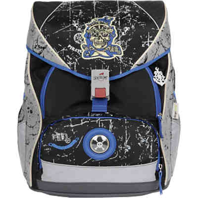 DerDieDas Schulrucksackset ErgoFlex XL Pirate, 5-tlg. (Kollektion 2017/2018)